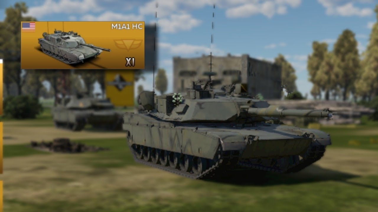 War Thunder Mobile | M1A1 HC platoon gameplay