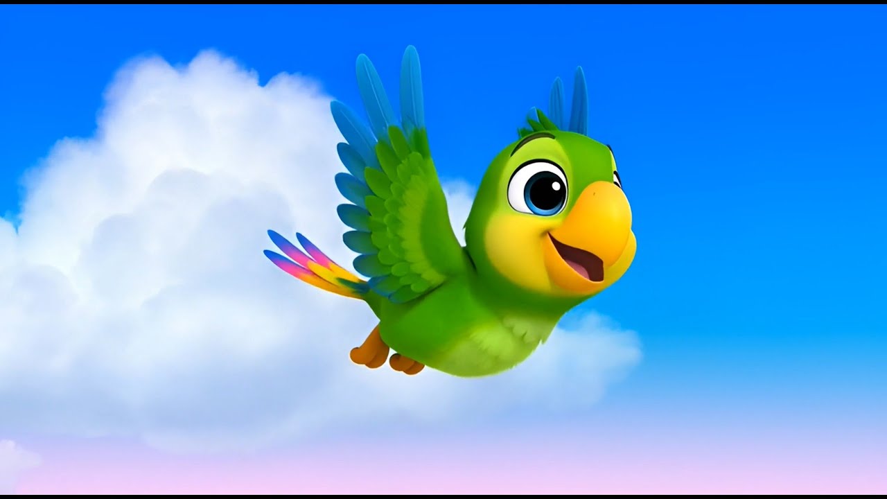 Mitthu Mitthu Sunshine! Main Tota Main Tota | Bright Parrot Hindi Rhyme for Kids