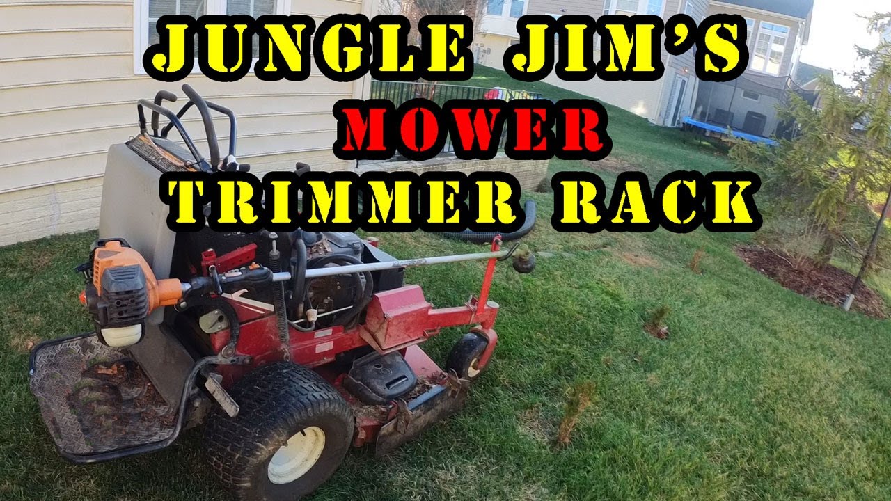 Jungle Jim's mower trimmer rack