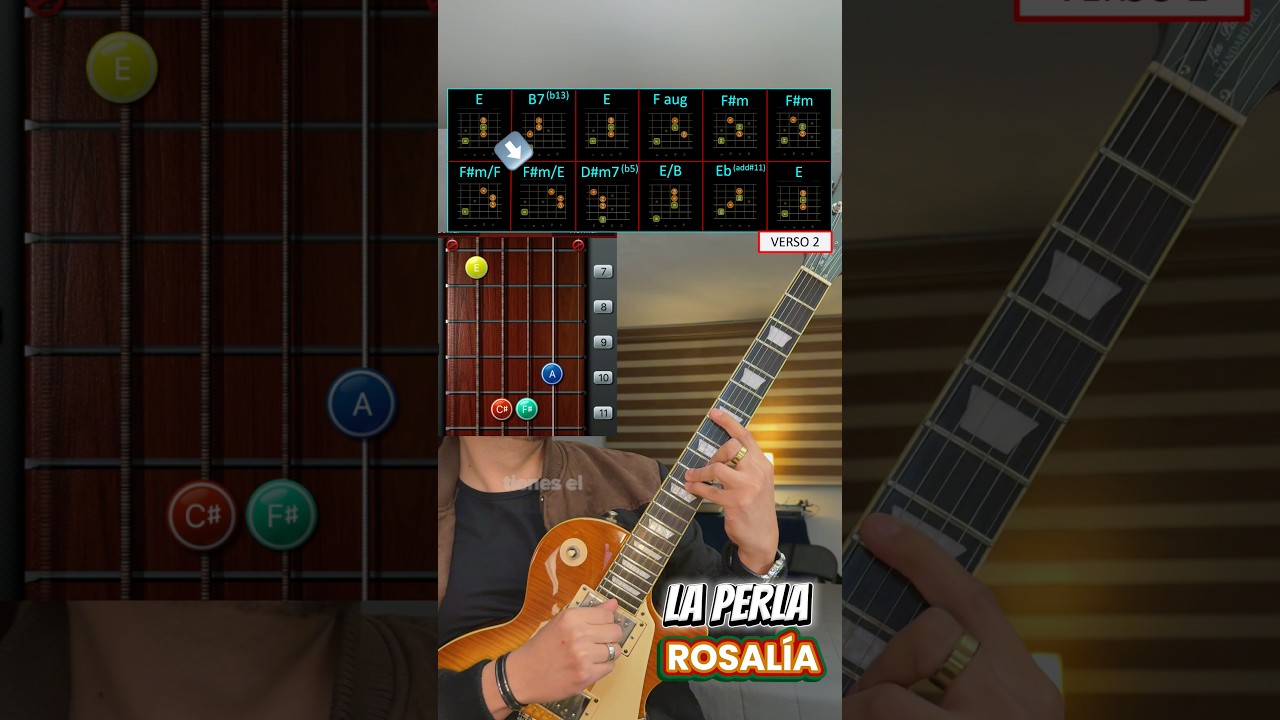 La Perla - @rosalia (guitarra) #laperla #rosalia #rosalía #lux #larosalia #larosalía #guitarra