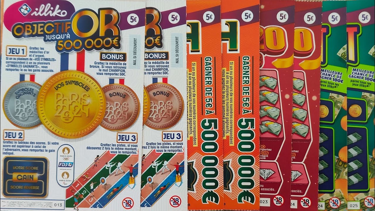 Grattage du vendredi 5 Juillet 😱🤑🥰❤️