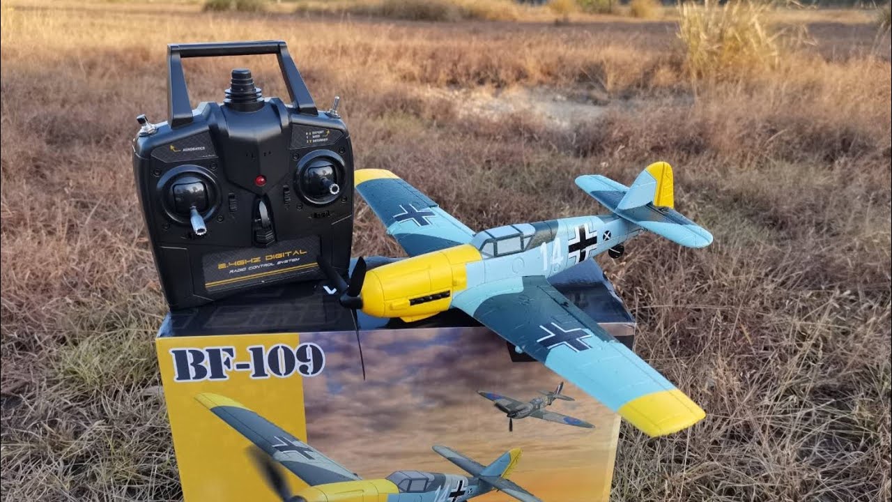 เครื่องบินบังคับ VOLANTEX RC BF-109 4CH 2.4 GHZ V761-11 ราคา 2790.บาท โทร:065-5393138 ไลน์:tay-3910