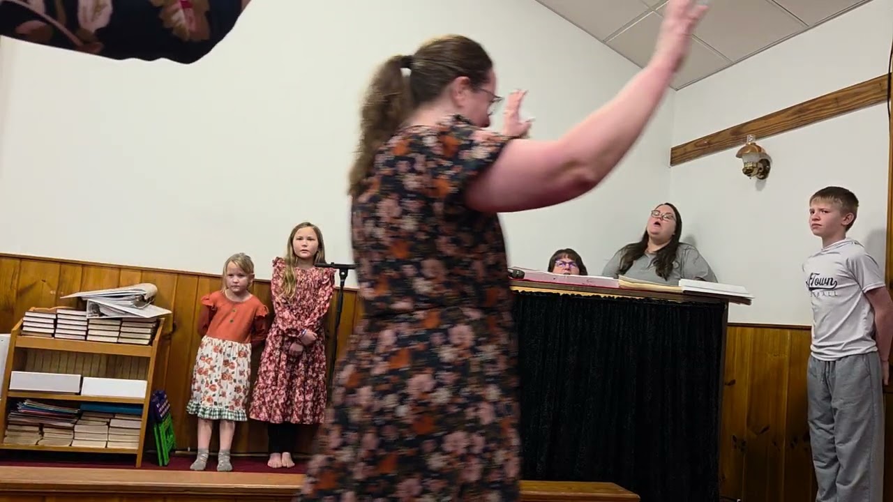 The youth singing Wednesday night 2-18 