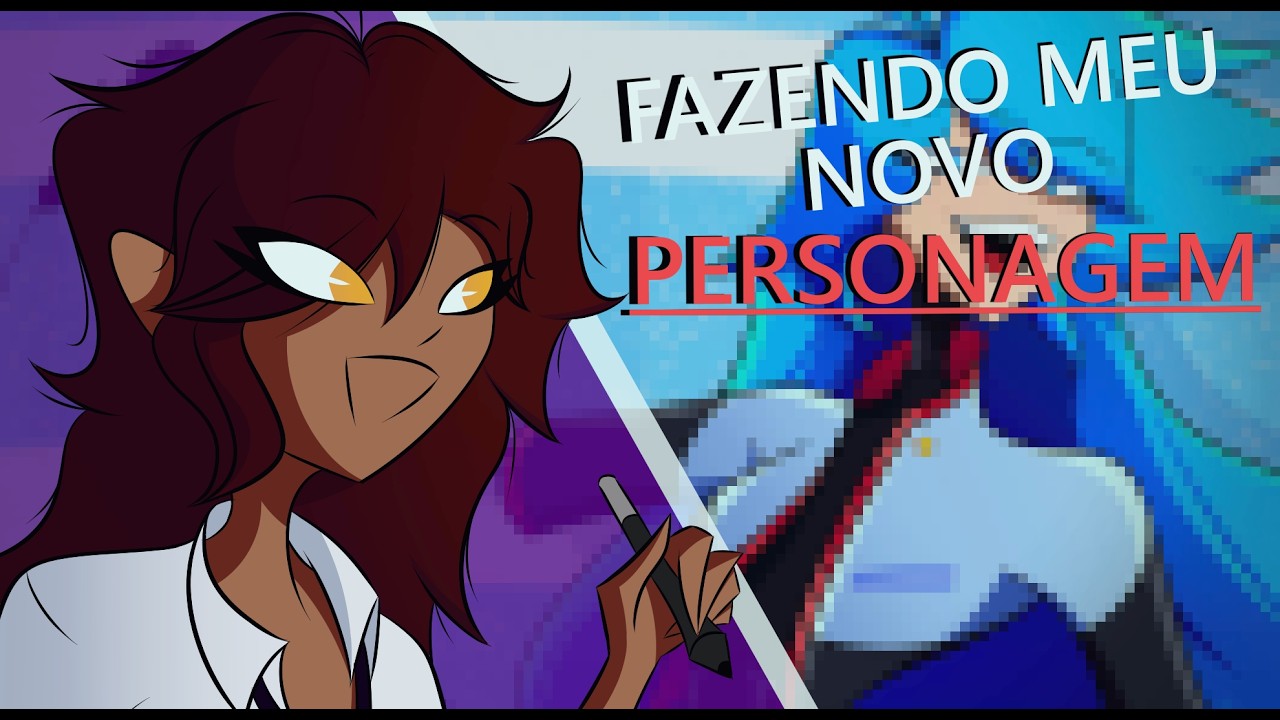 Desenhando a MINHA NOVA PERSONAGEM