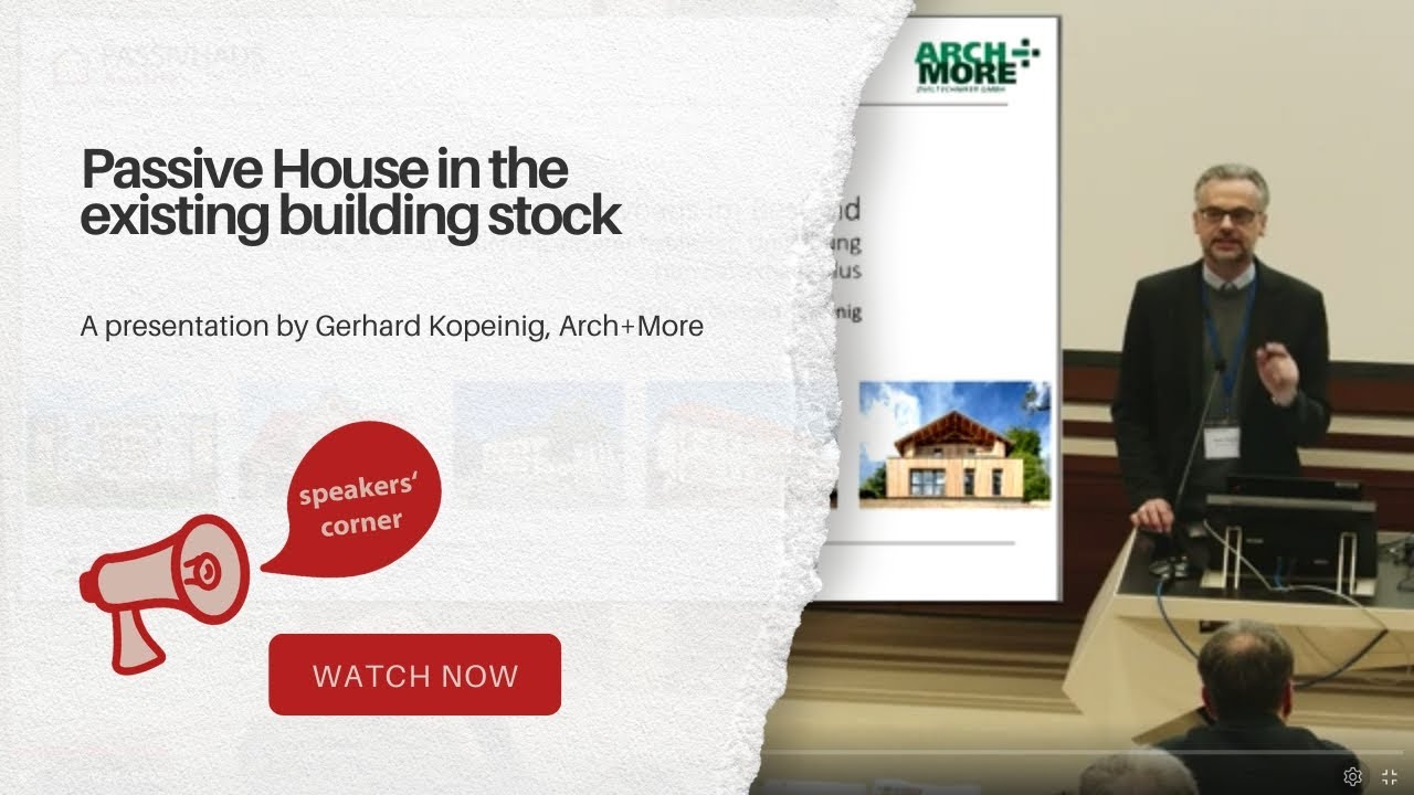 Speakers' Corner: Passive House in the existing building stock