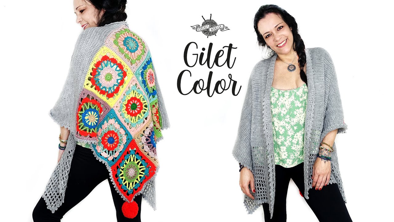 GILET PONCHO 