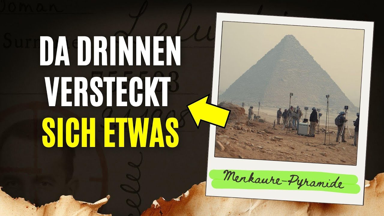 Scans fanden einen 'Hohlraum' in Menkaures Pyramide. Er ist NICHT leer.
