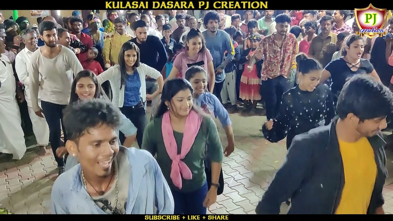 Kulasai Dhasara Disco Dance Perumal Puram Udhayam Ilaignar Ani Vijay tv Actress 2K21