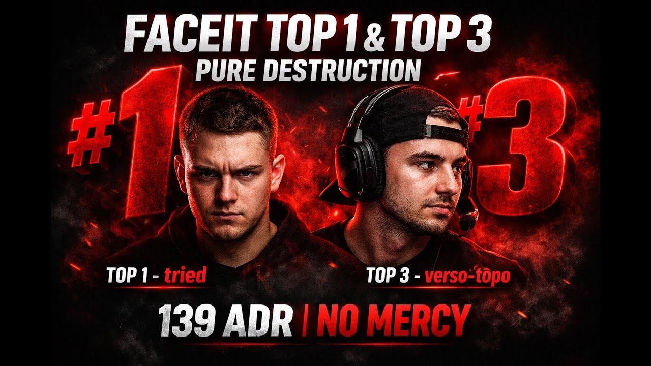 FACEIT TOP 1 vs TOP 3 – PURE DESTRUCTION
