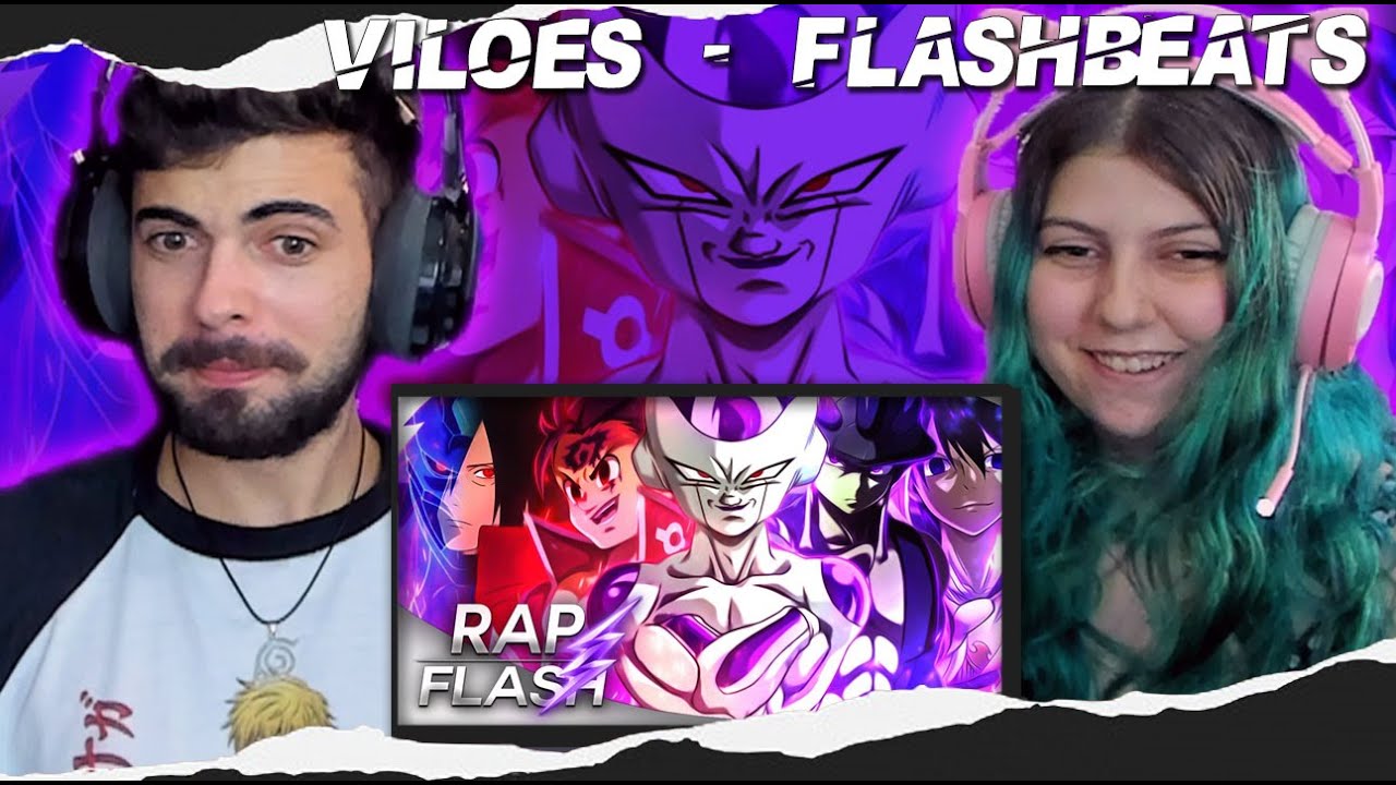 CASAL REAGE SpeedLord 3 - VILÕES (Animes) | Flash Beats (Prod. Hunter) FLASHBEATS / REACT ANIME RAP