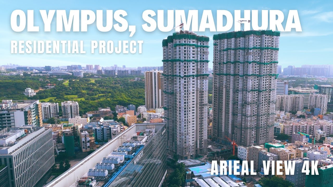 The Olympus by Sumadhura, Nanakramguda West Hyderabad | Luxury Residences | #FalconAerialFilms