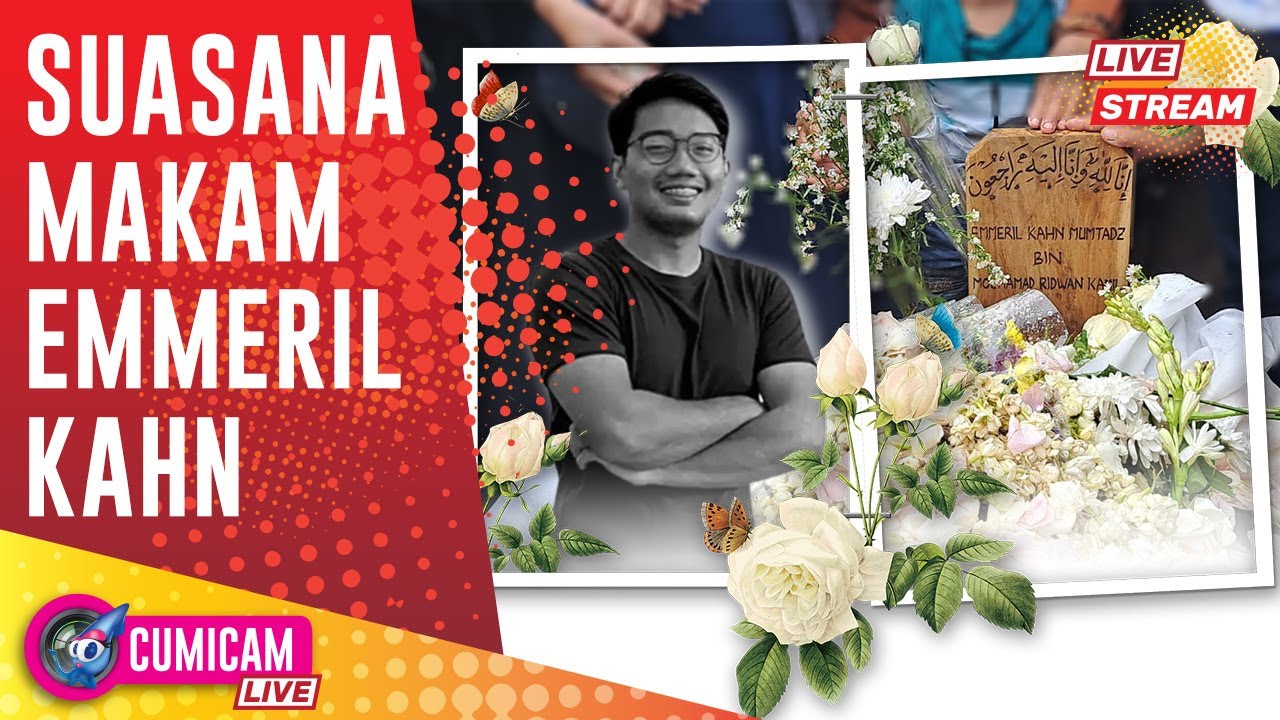 LIVE! Wujud Makam Emmeril Kahn Mumtadz, Warga Berbondong-Bondong Mendoakan Almarhum