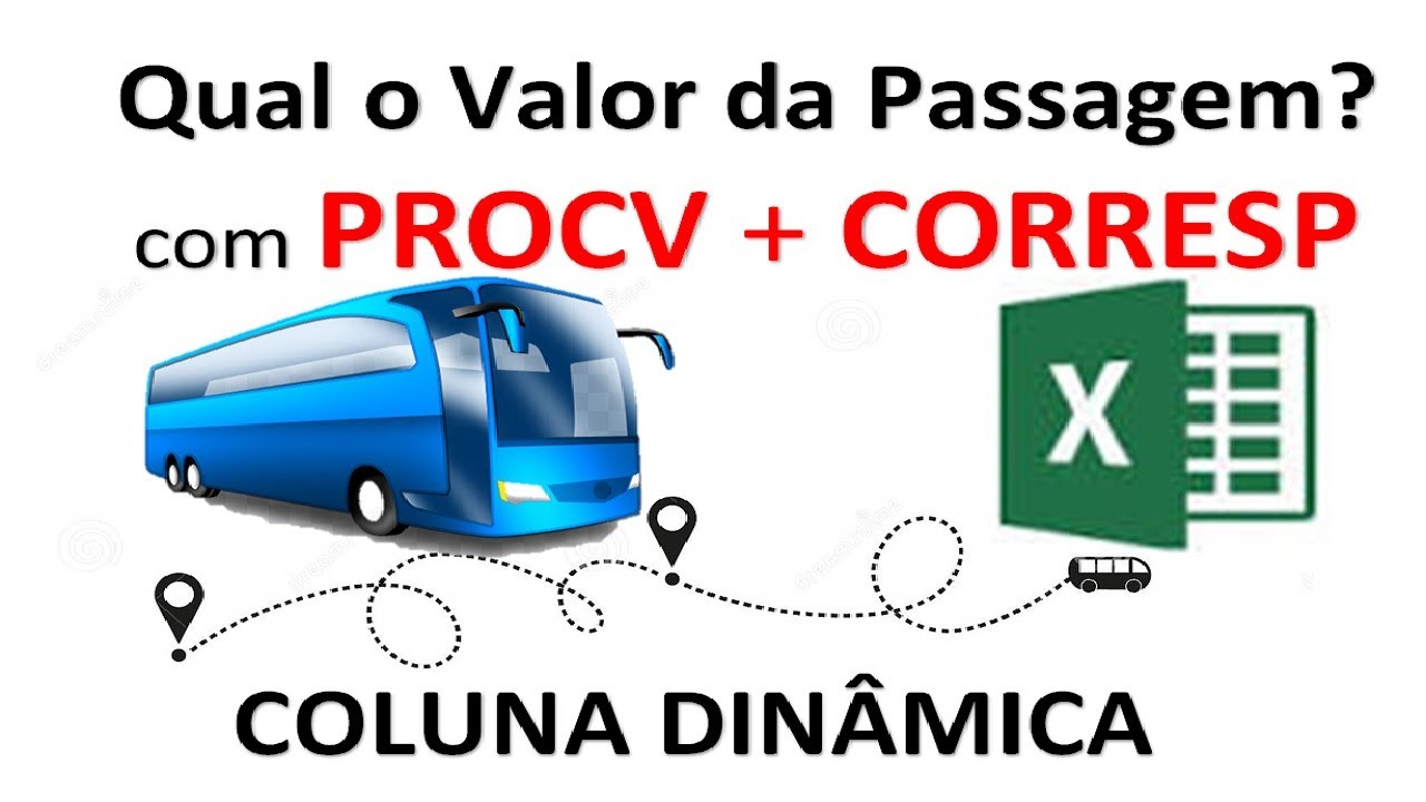 PROCV COM CORRESP - PESQUISA EM COLUNA DIN&Acirc;MICA SOMENTE COM FORMULAS