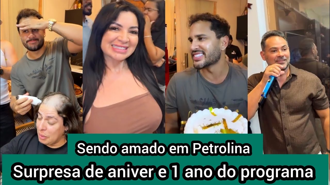 Lucas Guimarães recebe surpresa de aniversário e 1 ano do seu programa - Pais do João Gomes aparecem
