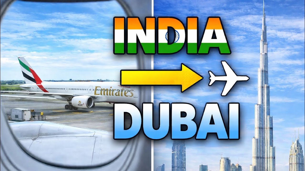 India to Dubai ✈️ My Travel Experience 🇮🇳➡️🇦🇪