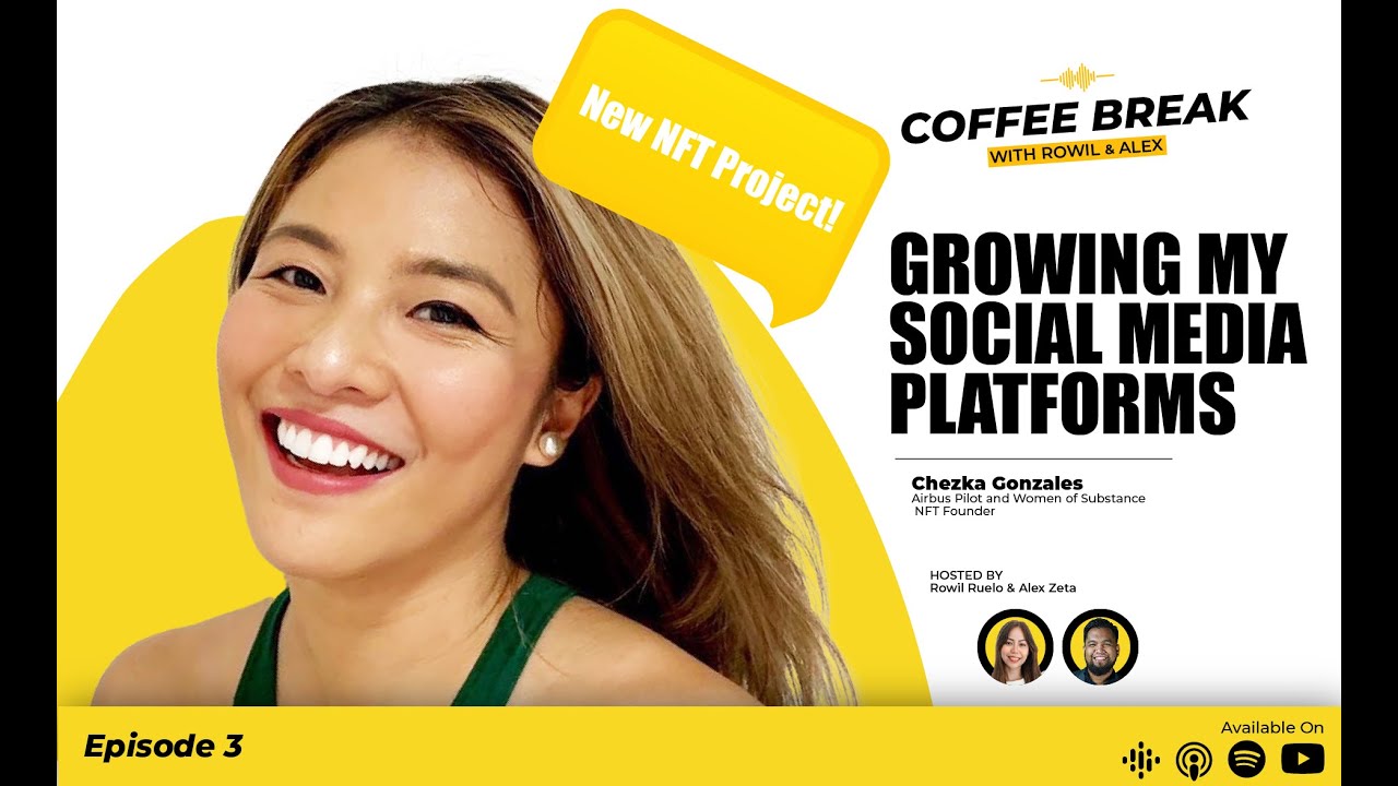 Growing my Social Media Platform + NFT Project with Filipina Pilot Chezka Gonzales