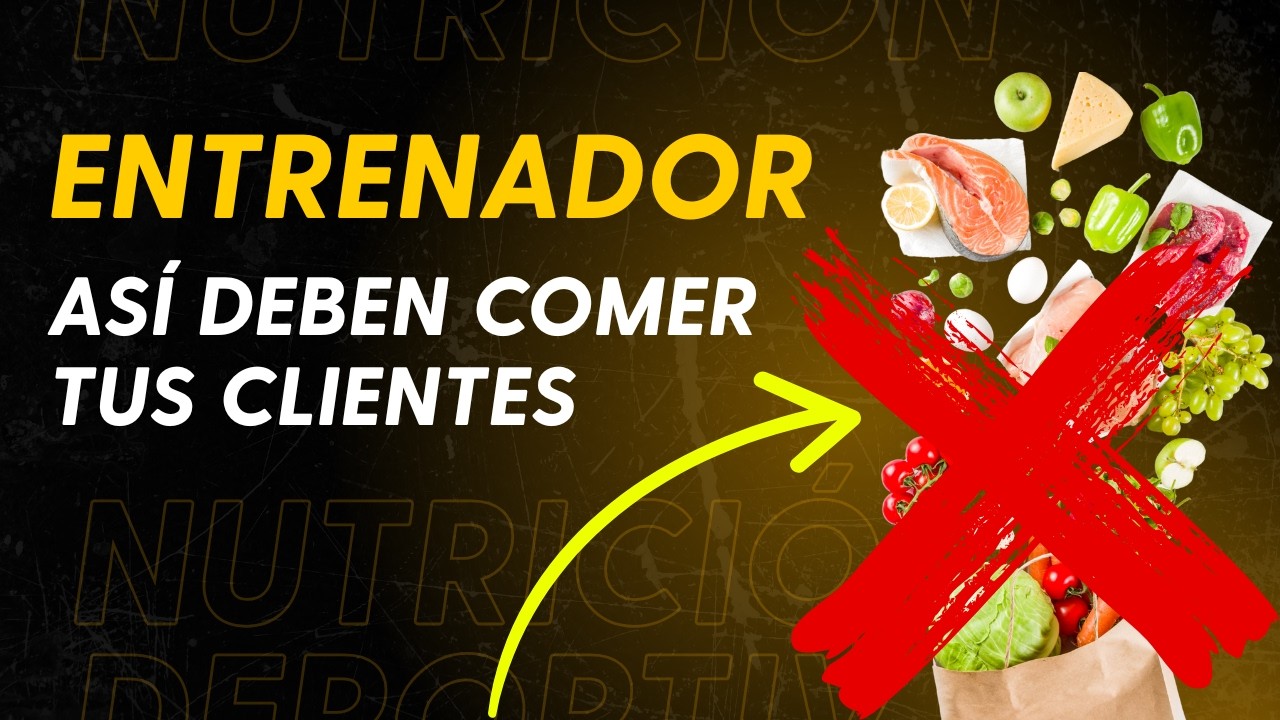 Nutrición para entrenadores: los secretos que transforman resultados🍎💪