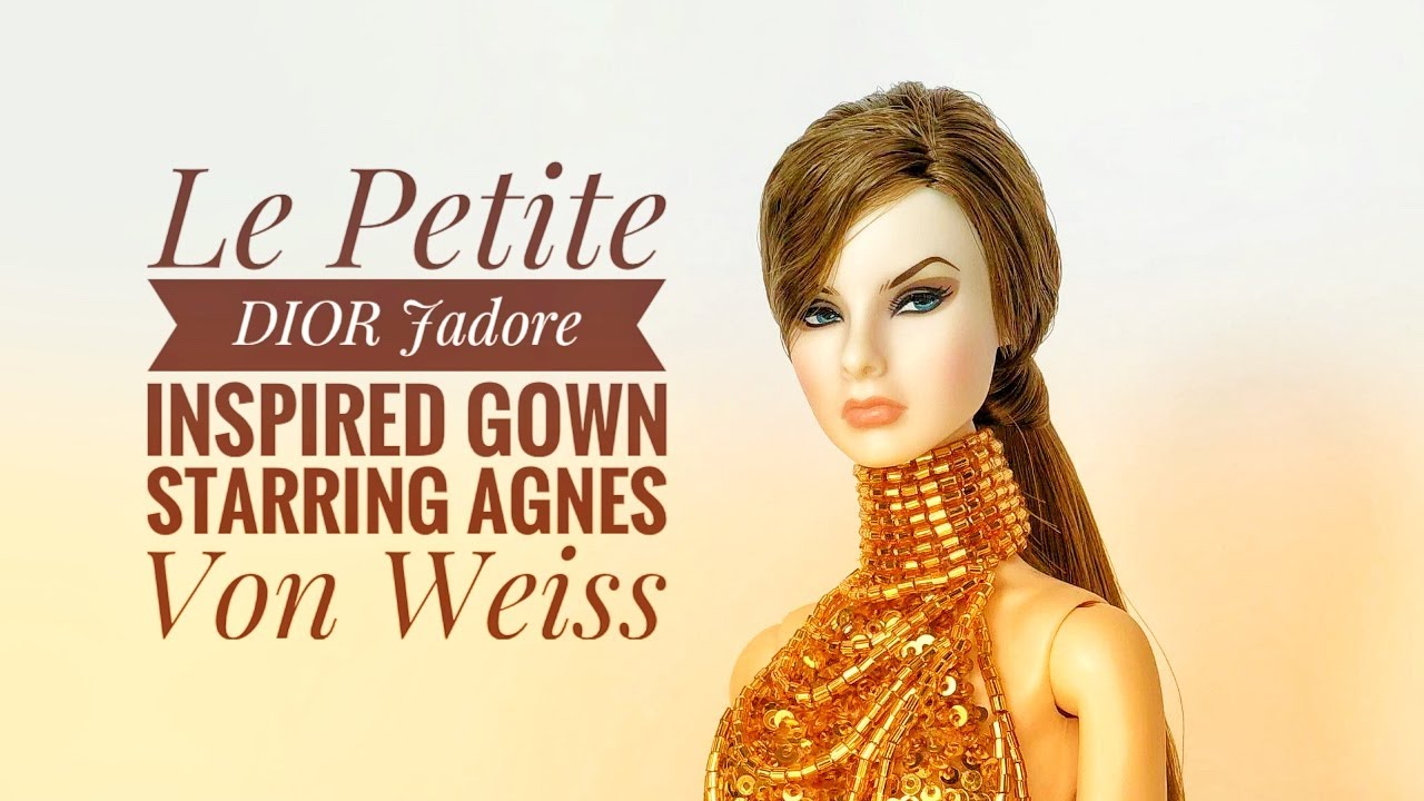 Charlize Theron's J'adore Dior Inspired Gown for Doll | Fashion Royalty Doll