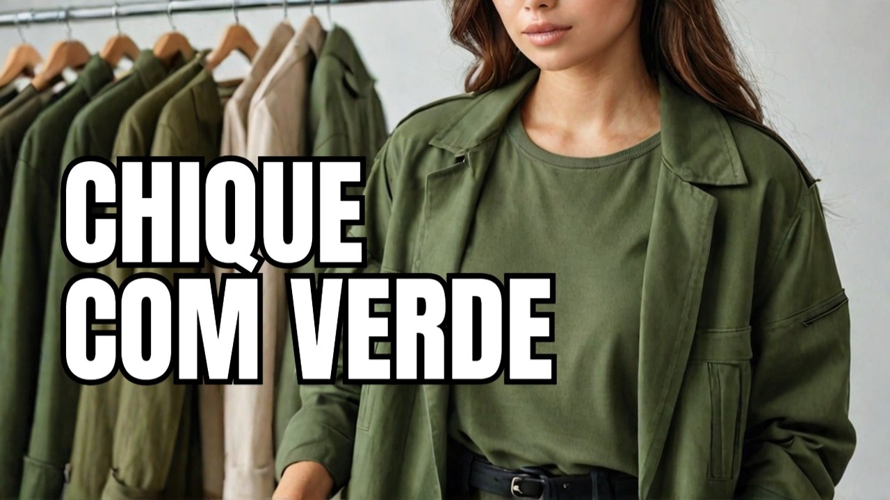10 COMBINAÇÕES ELEGANTES COM VERDE MILITAR I Lê Oliveira cruz