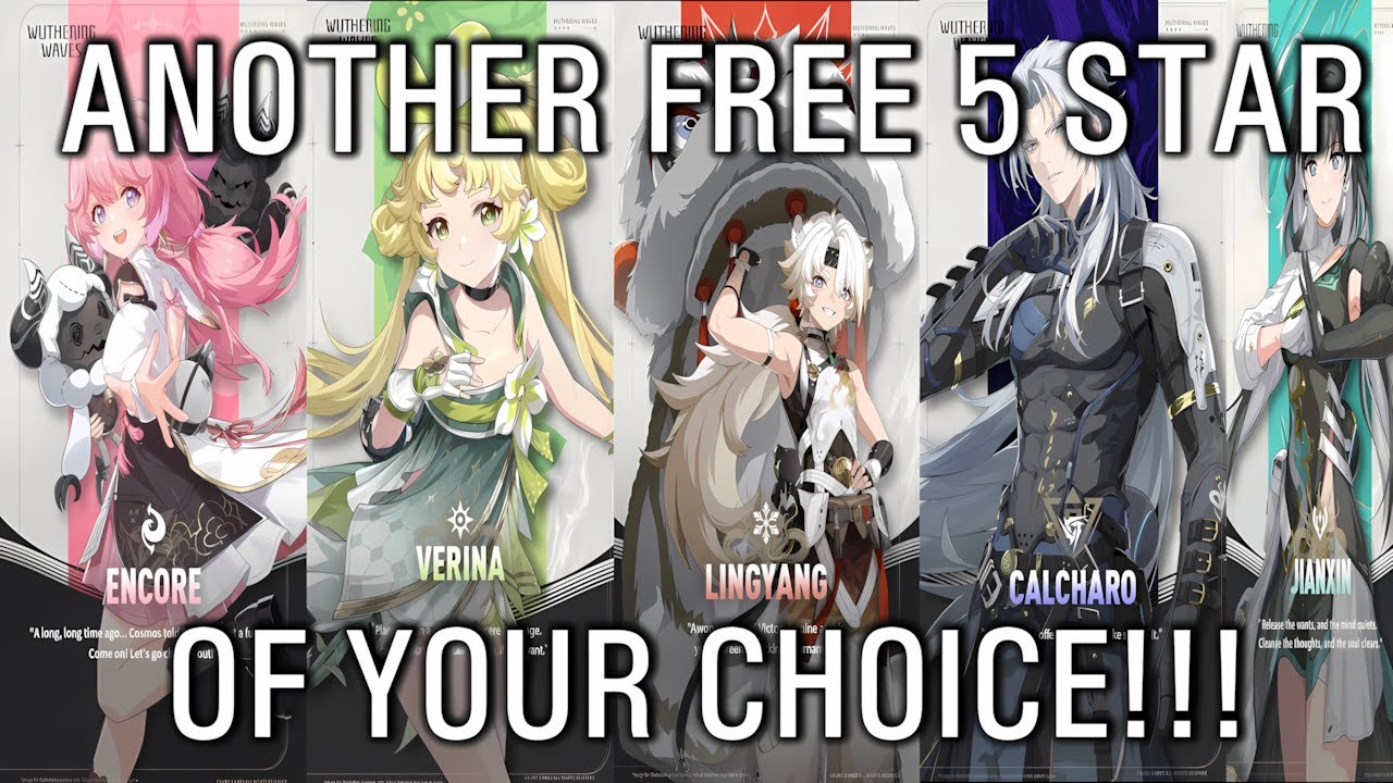 ANOTHER FREE 5 STAR OF YOUR CHOICE WUTHERING WAVES #WutheringWaves #ProjectWave