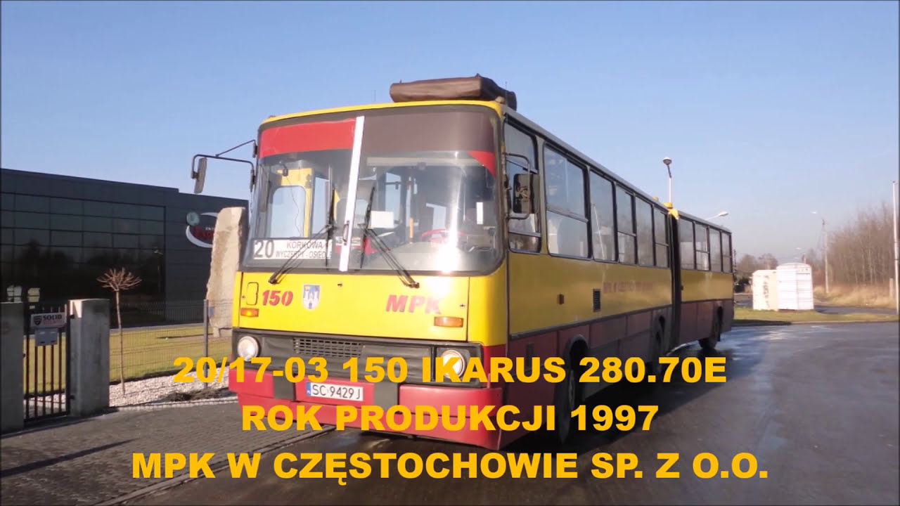 IKARUS warszawski na częstochowskiej linii 20 i 17