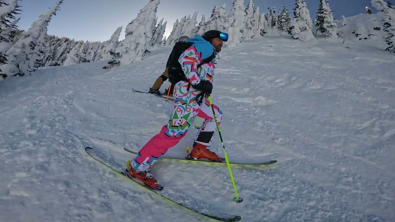 Steamboat 2023 - Chute 1 to Flying Z on Feb 4th (Skip first 50 sec)