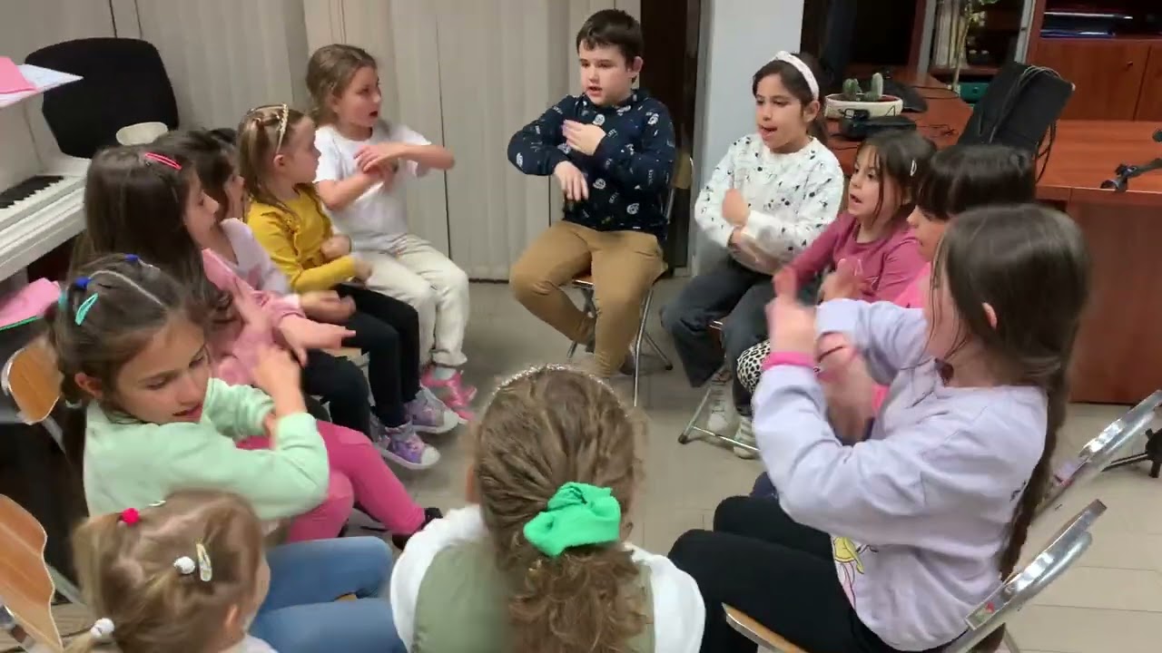 Тралала,изпълняват децата от ВГ “Смърфчета”