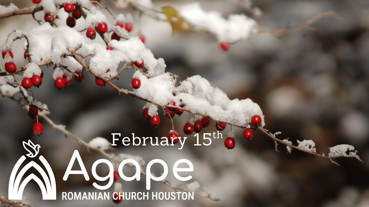 Agape Sunday Morning Evening - February 15th