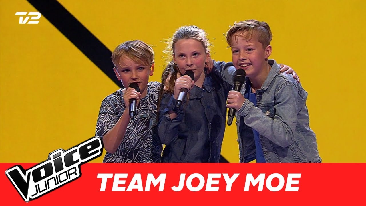 Jonathan, Esben, Simone (Team Joey) | &rdquo;Hvis du g&aring;r&rdquo; af Hjalmer | Super Battle | Voice Junior 2017