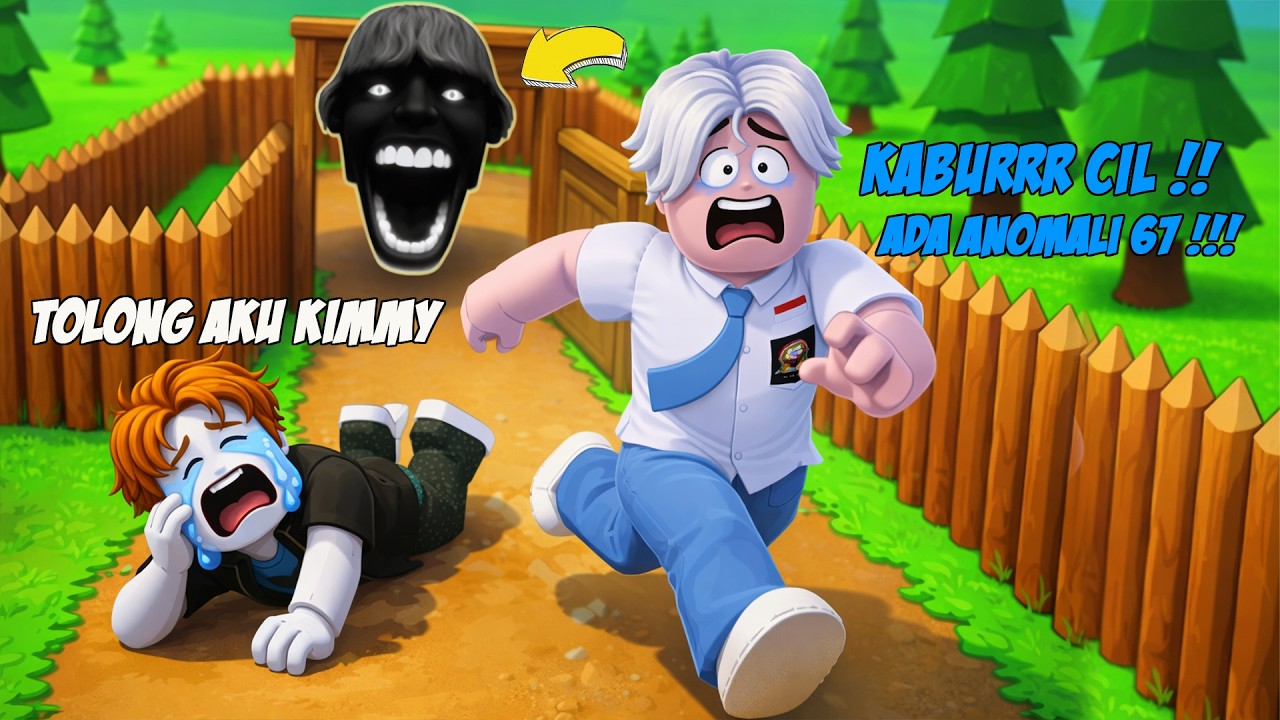 Aku Kabur Dan Kubiarkan BOCIL ROBLOX Di Serang ANOMALI 67 Kekuatan 1000 Kali lipat