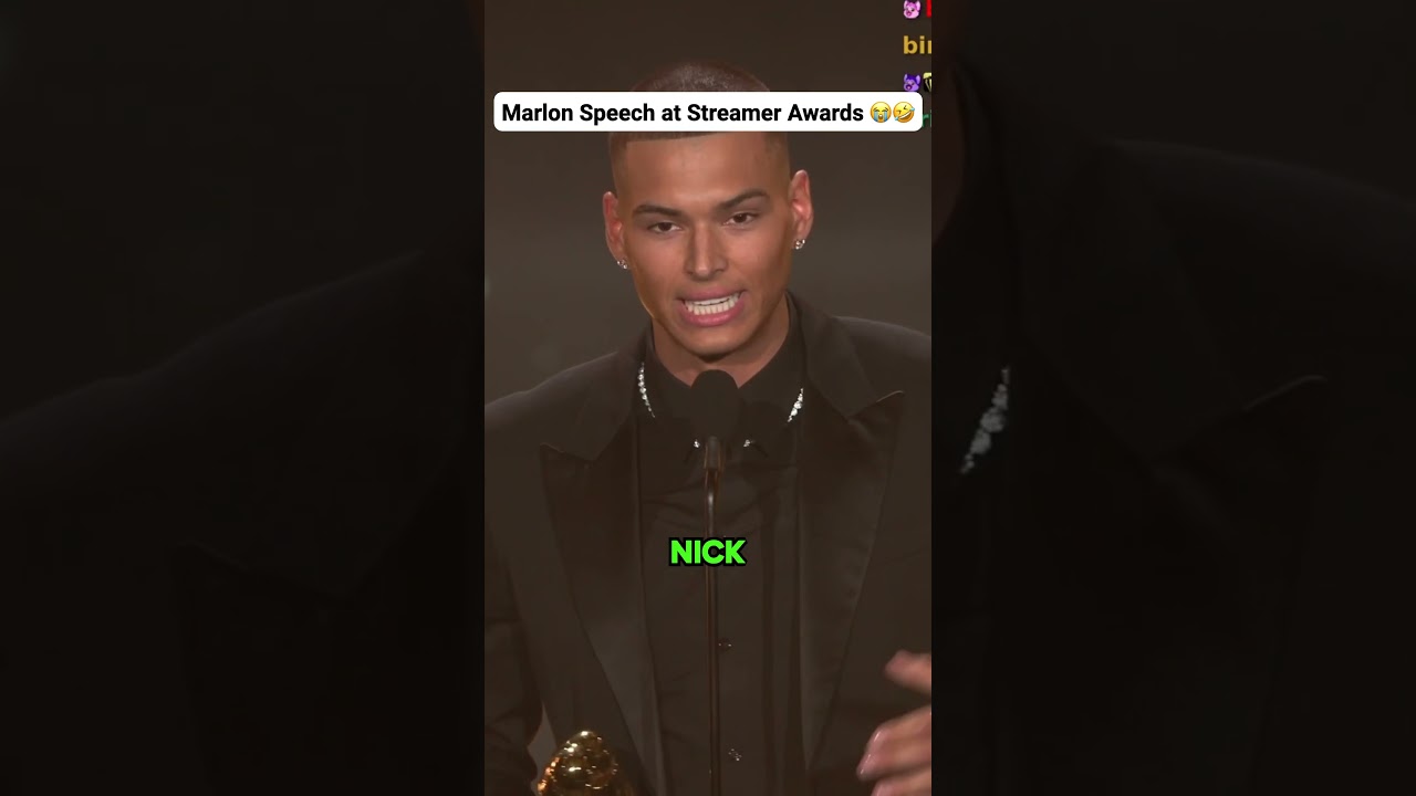 Marlon WINS Rising Star Award At Streamer Awards 😱