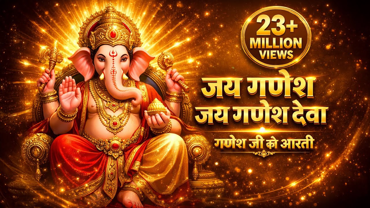 मंदिर जैसा अनुभव | श्री गणेश भगवान आरती | Om Jai Ganesh Deva