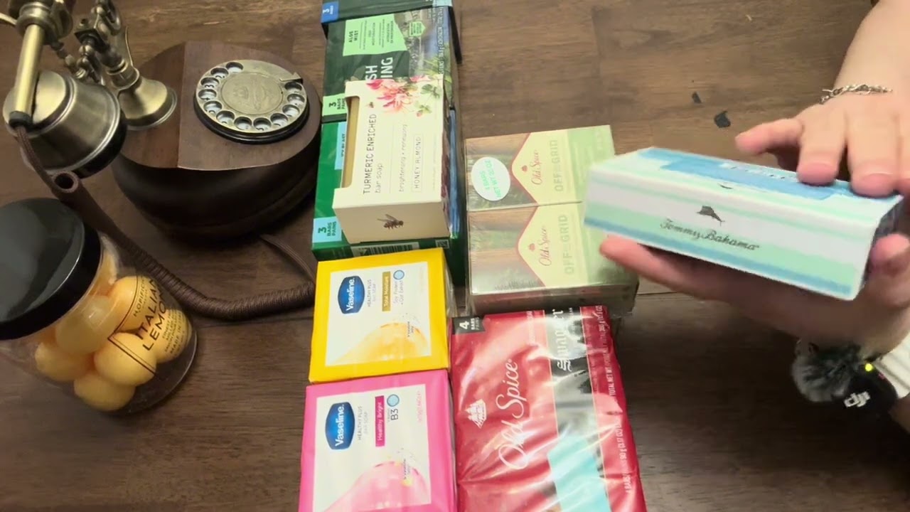 Purchase of different soaps ❤️🫧🧽🧼❤️ #asmrsoap 