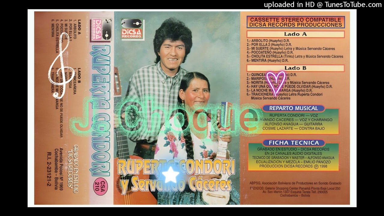 RUPERTA CONDORI y SERVANDO C&Aacute;CERES. Cholita estrella