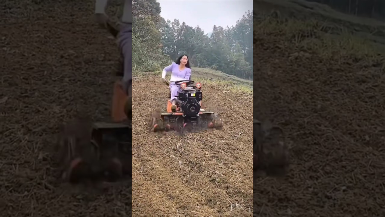 Tilling Mower? Need! 😅 #tilling #tiller #mowing #mower #landscaping #garden #farm #homestead #diy
