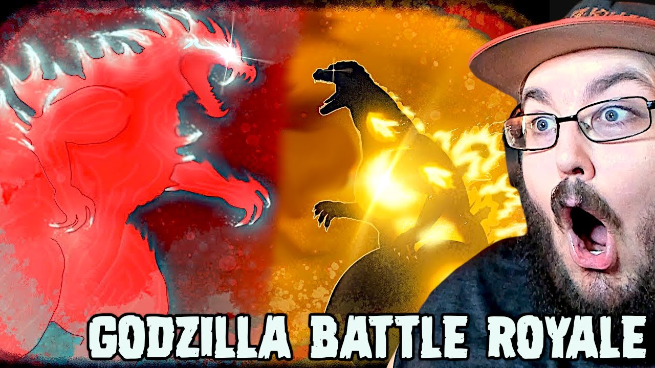 GODZILLA BATTLE ROYALE : ЧАСТЬ 2 [Истинная форма Ультима против Пылающего Годзиллы] АНИМАЦИЯ РЕАК...