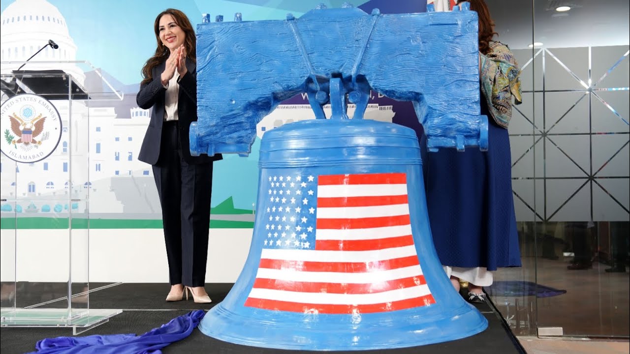 “Let Freedom Ring” - Chargé d'Affaires Natalie Baker speaks at inauguration of Liberty Bell