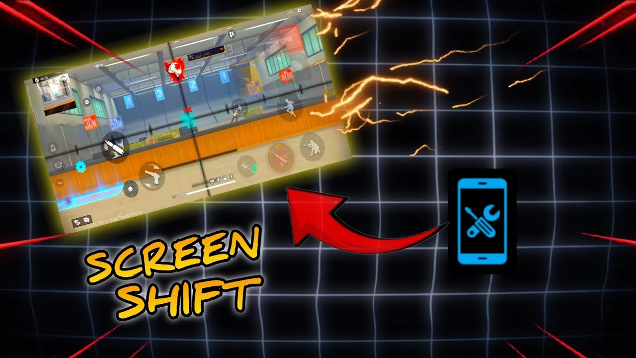 SCREEN SHIFT ON MOBILE FREE FIRE📱| طريقة تفعيل سكرين شيفت للهواتف 🔥🤫
