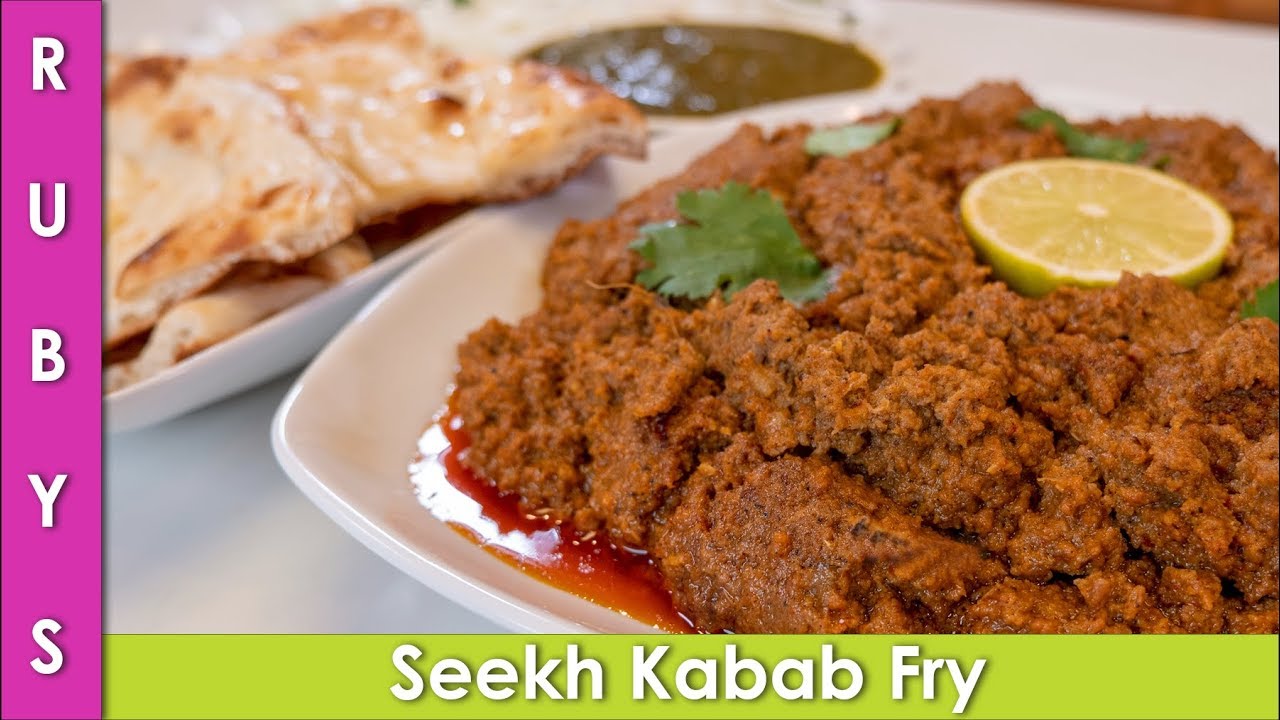 Seekh Kabab Fry Instant Pot Recipe Waheed Style in Urdu Hindi  - RKK