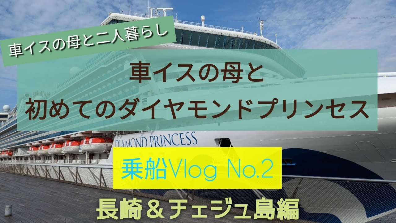 【ダイヤモンドプリンセス】車イスで寄港地長崎と済州島を観光する