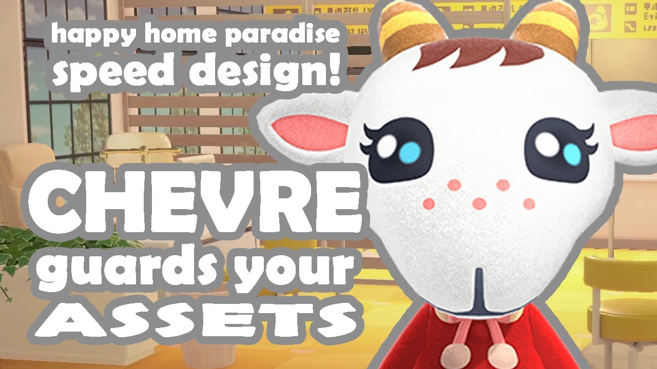 Chevre Guards Your Assets - ACNH Happy Home Paradise Speedbuild