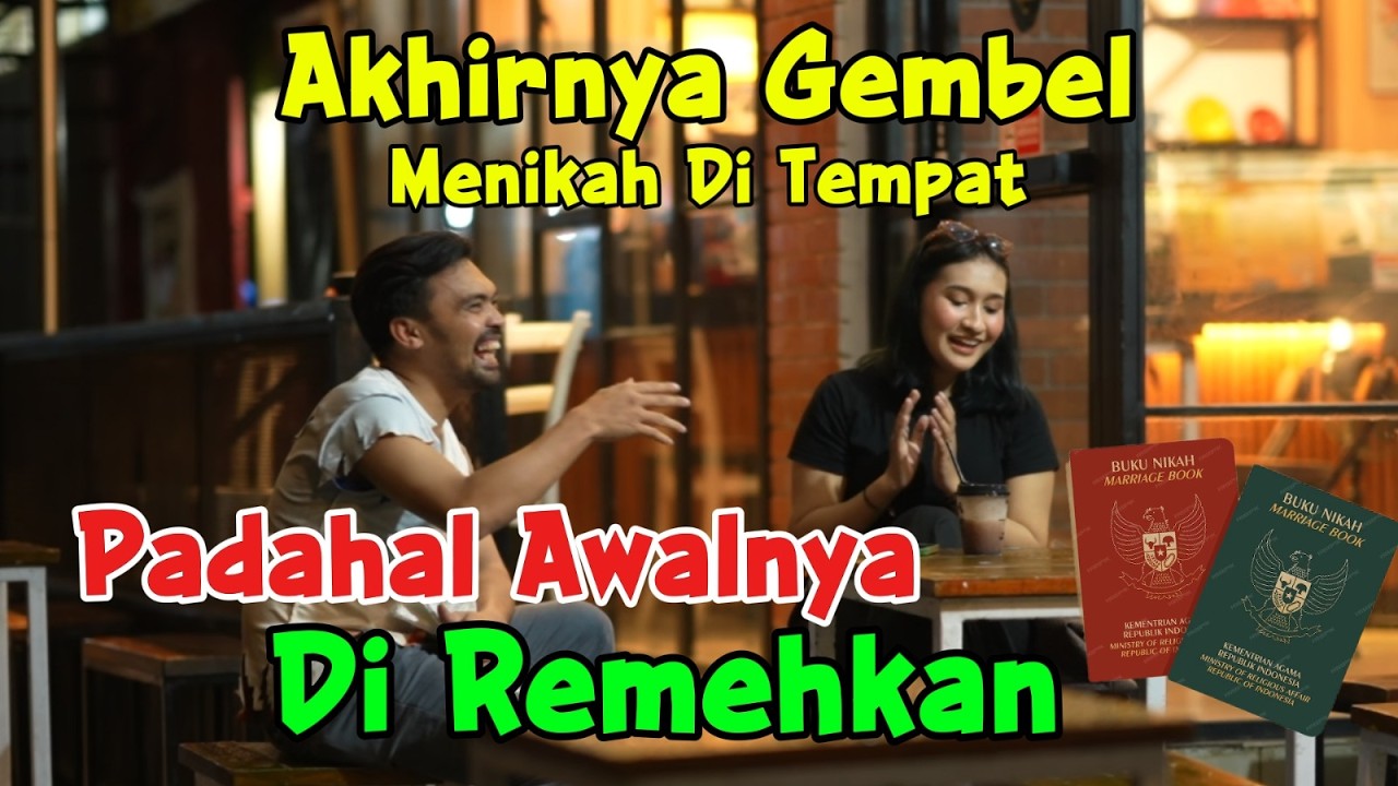 Akhirnya Gembel Menikah Di Tempat Padahal Awalnya Di Remehkan