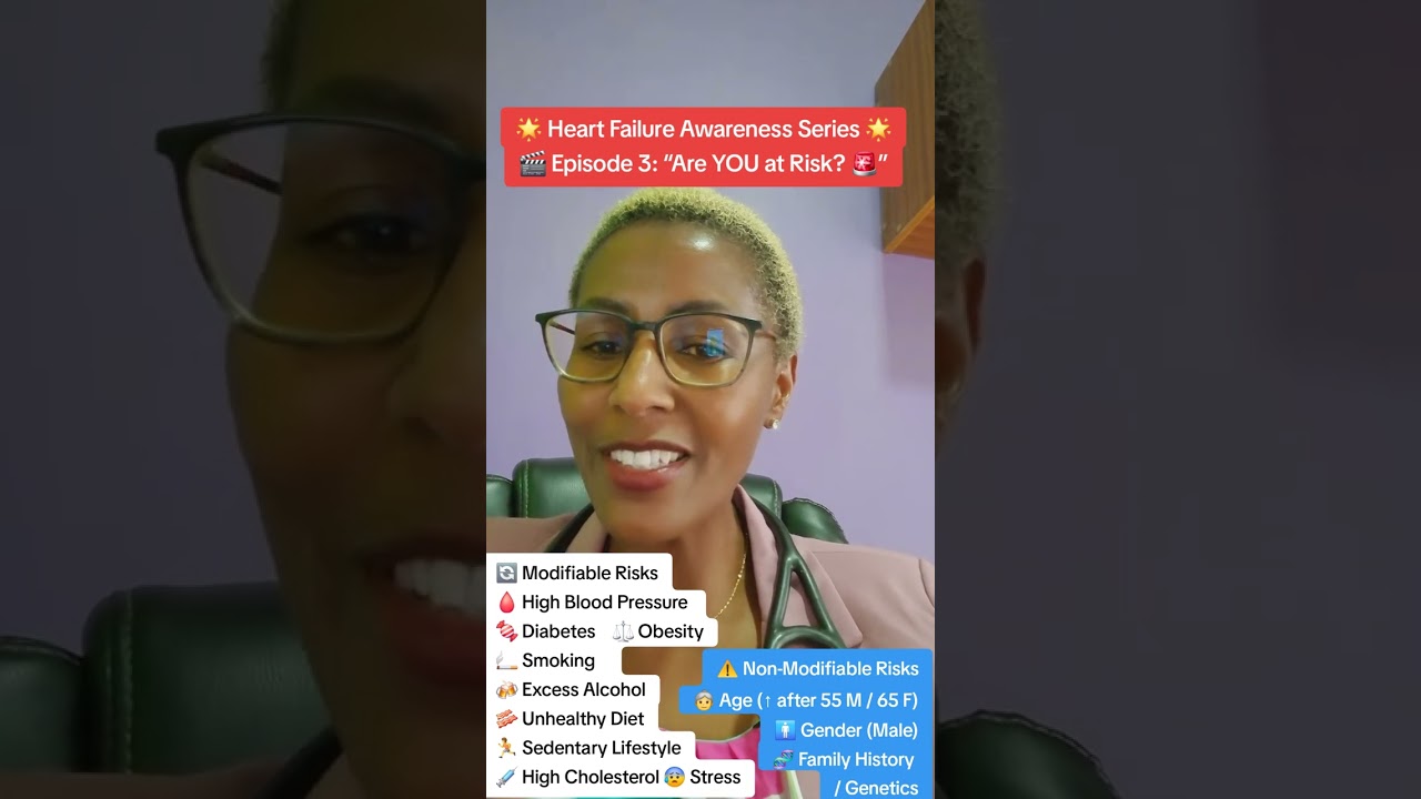 Heart Failure Awareness Series,  🎬 Episode 3 – Are YOU at Risk? 🚨 @CardioWholenessWithDrB 