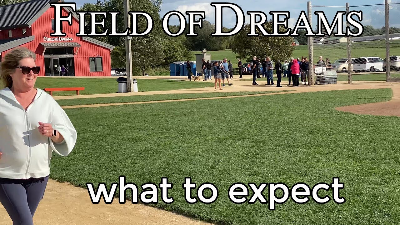 FIELD OF DREAMS. EXPLORING THE MAGIC: DAN & SALLY VISIT THE FIELD OF DREAMS MOVIE SET IN IOWA.