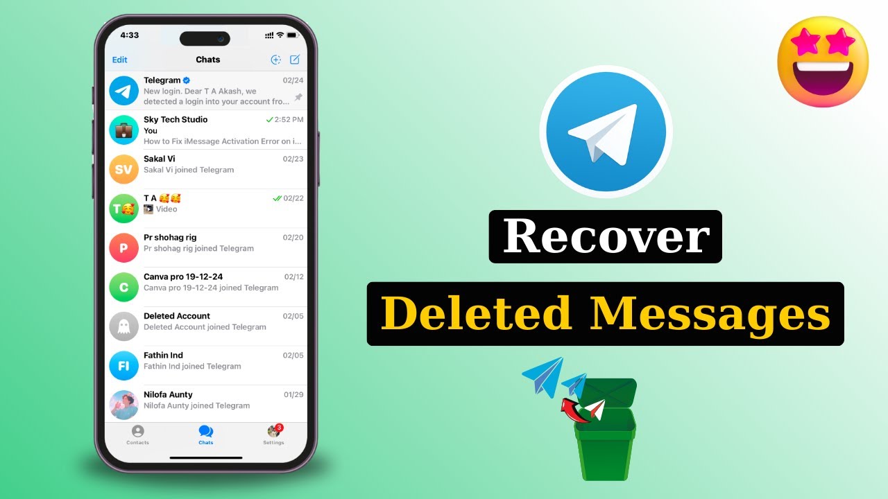 How To Recover Deleted Telegram Messages on iPhone