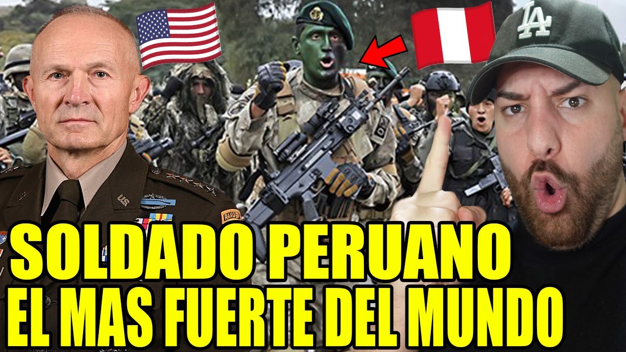 SOLDADO de EEUU dice que el SOLDADO PERUANO es el M&Aacute;S FUERTE del MUNDO!!