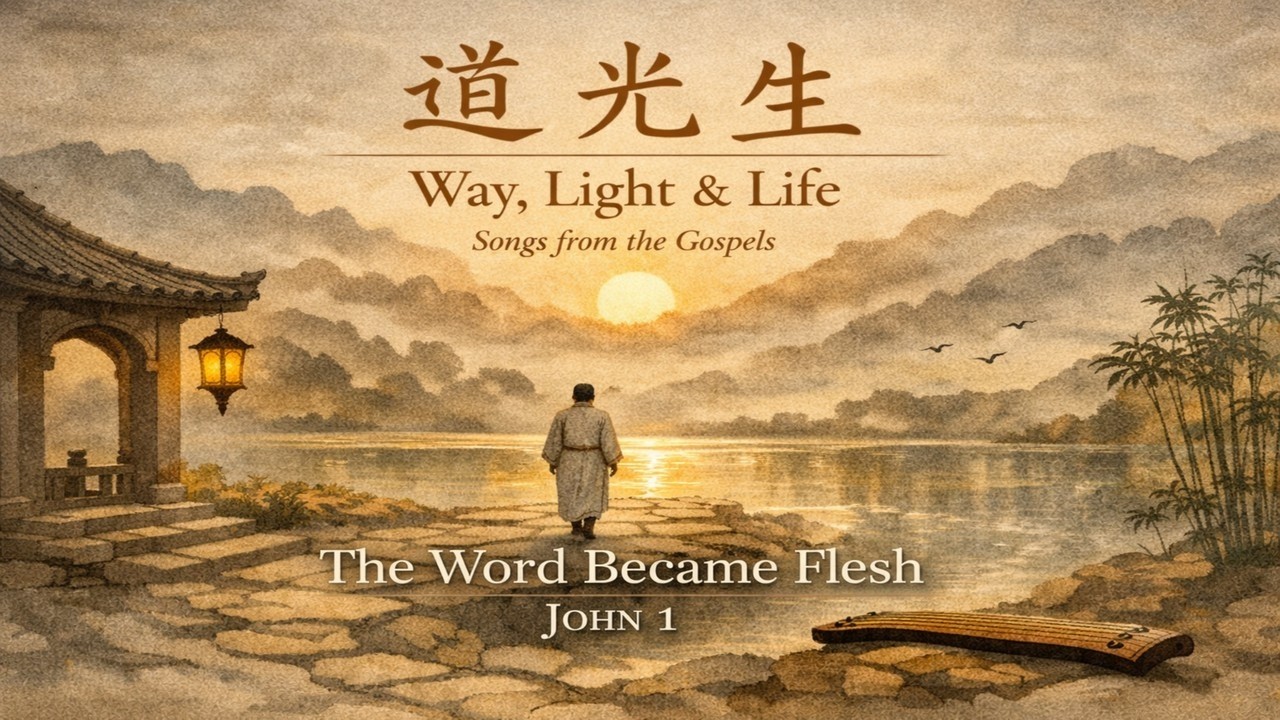 The Word Became Flesh | John 1 | Peaceful Gospel Music (Chinese Style)