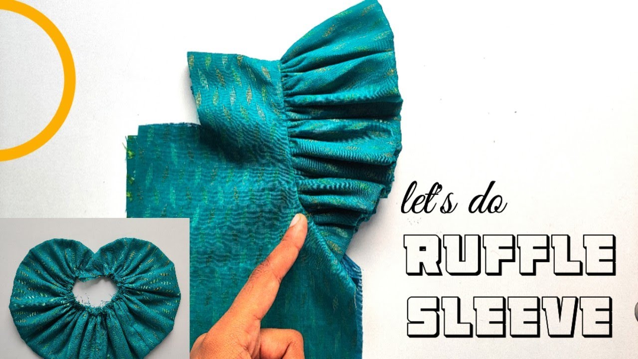 EASIEST WAY TO DO RUFFLE SLEEVE | Topic - 13 | #lmccraftsandclothes