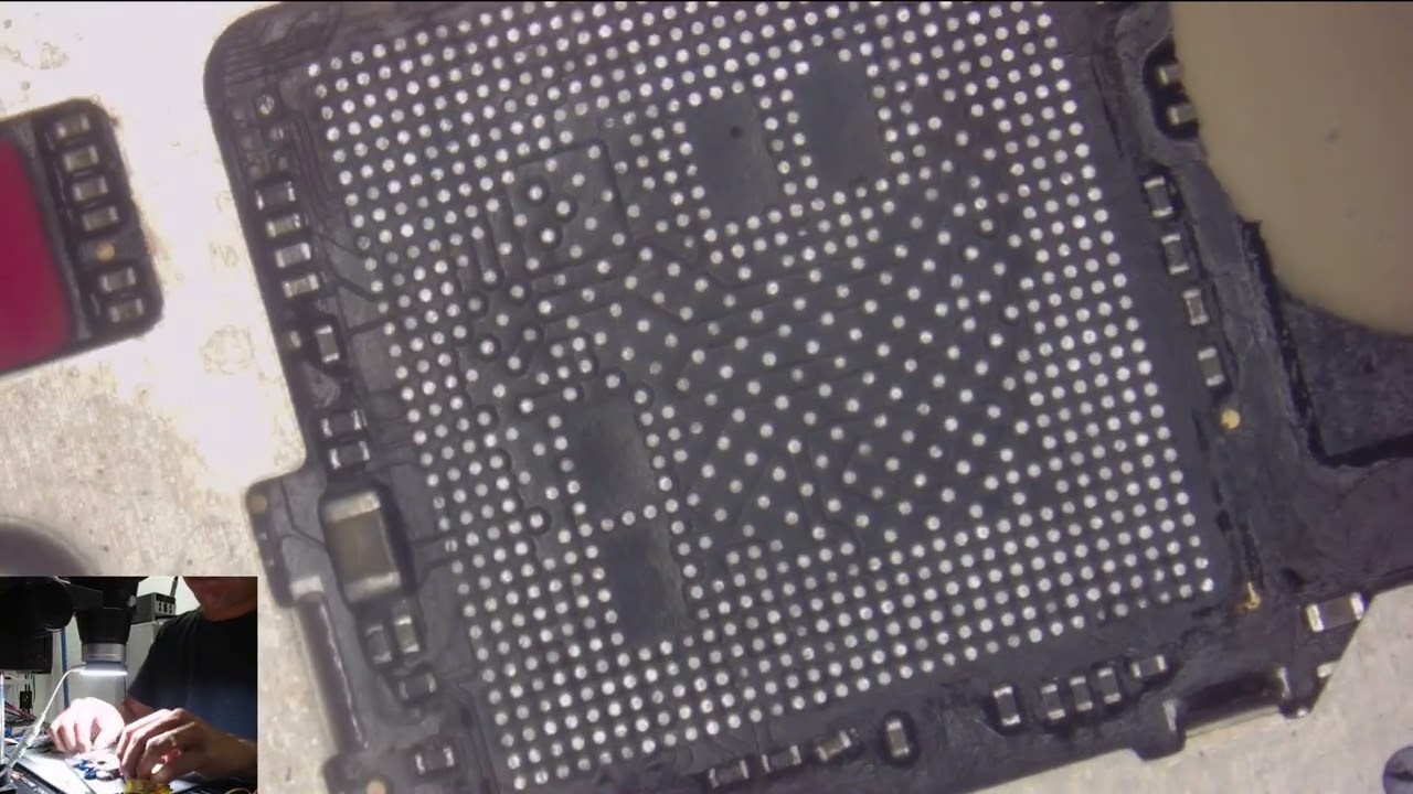 Passo a Passo Reballing CPU e RAM Poco X3 Pro