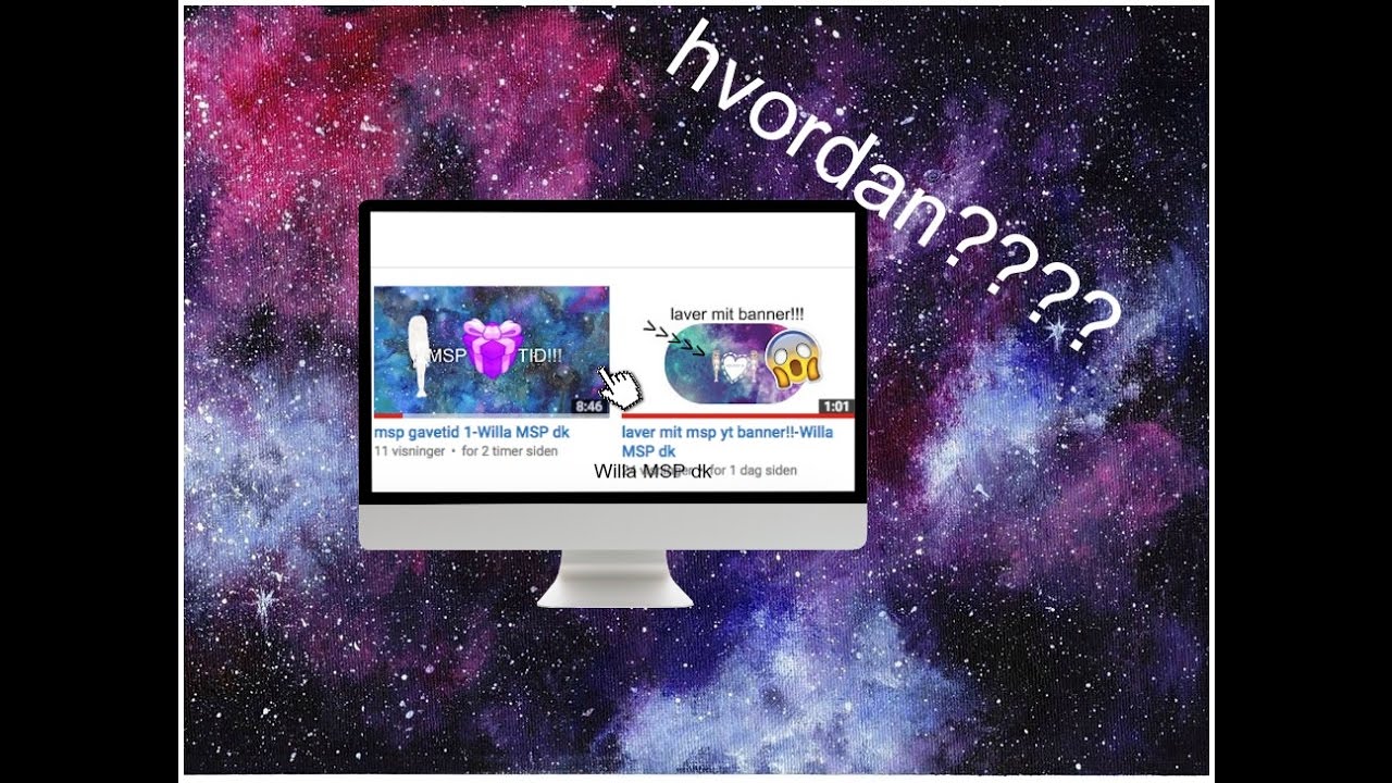 Hvordan s&aelig;tter jeg et thumbnail ind? |Willa MSP dk